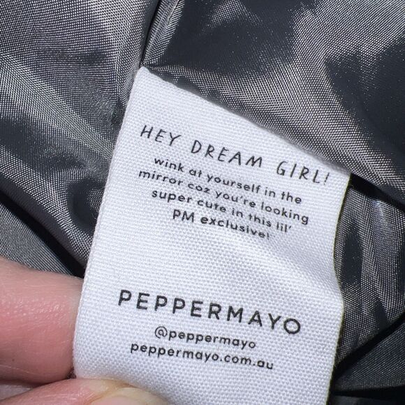 Peppermayo blazer Womens Sz 0 Maggie Gray jacket Academia Preppy Timeless New - Picture 11 of 11